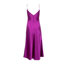 Midi Slip Dress | Fuschia