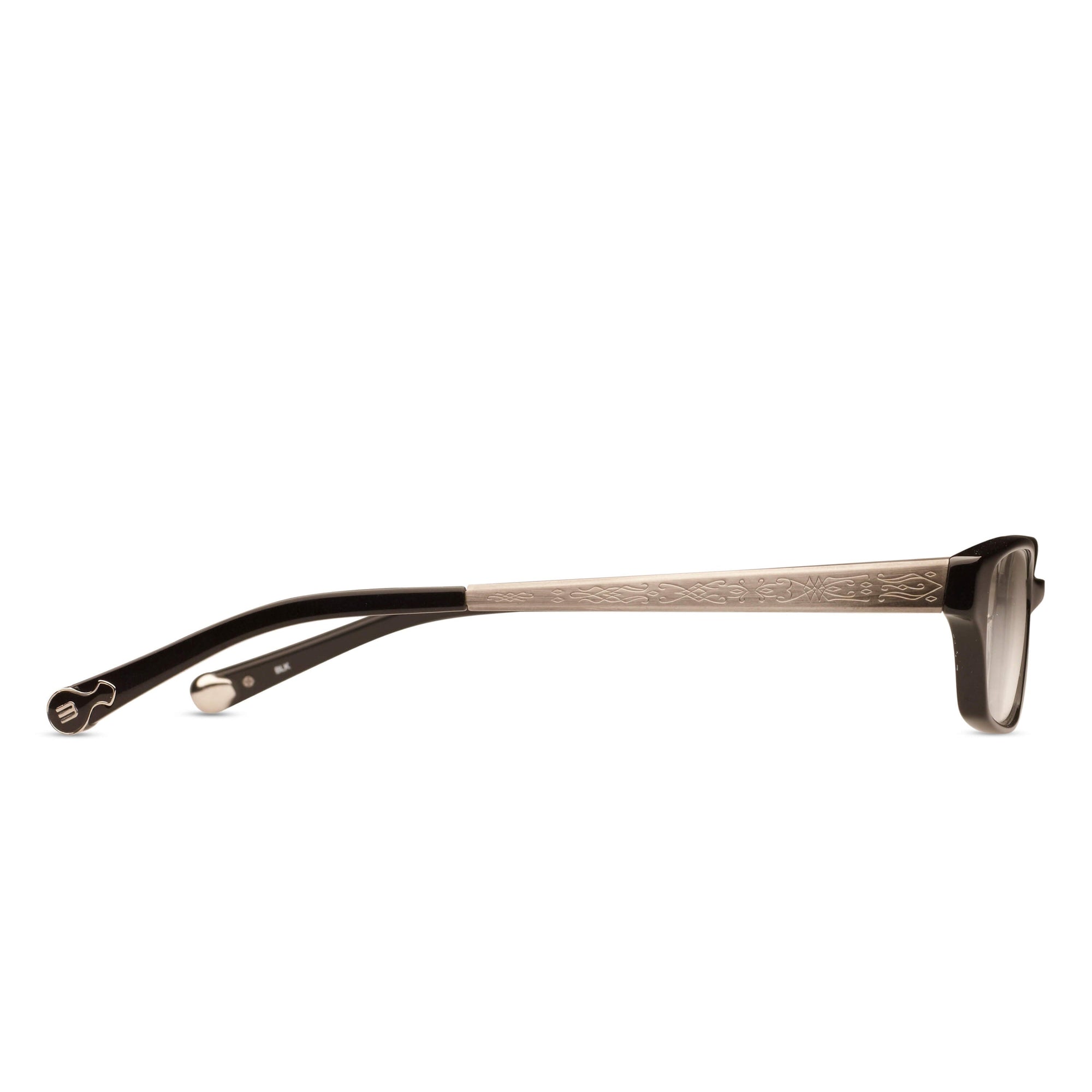 Unisex | M2003 Rectangle Optical | Black | Clear Lens | 54MM