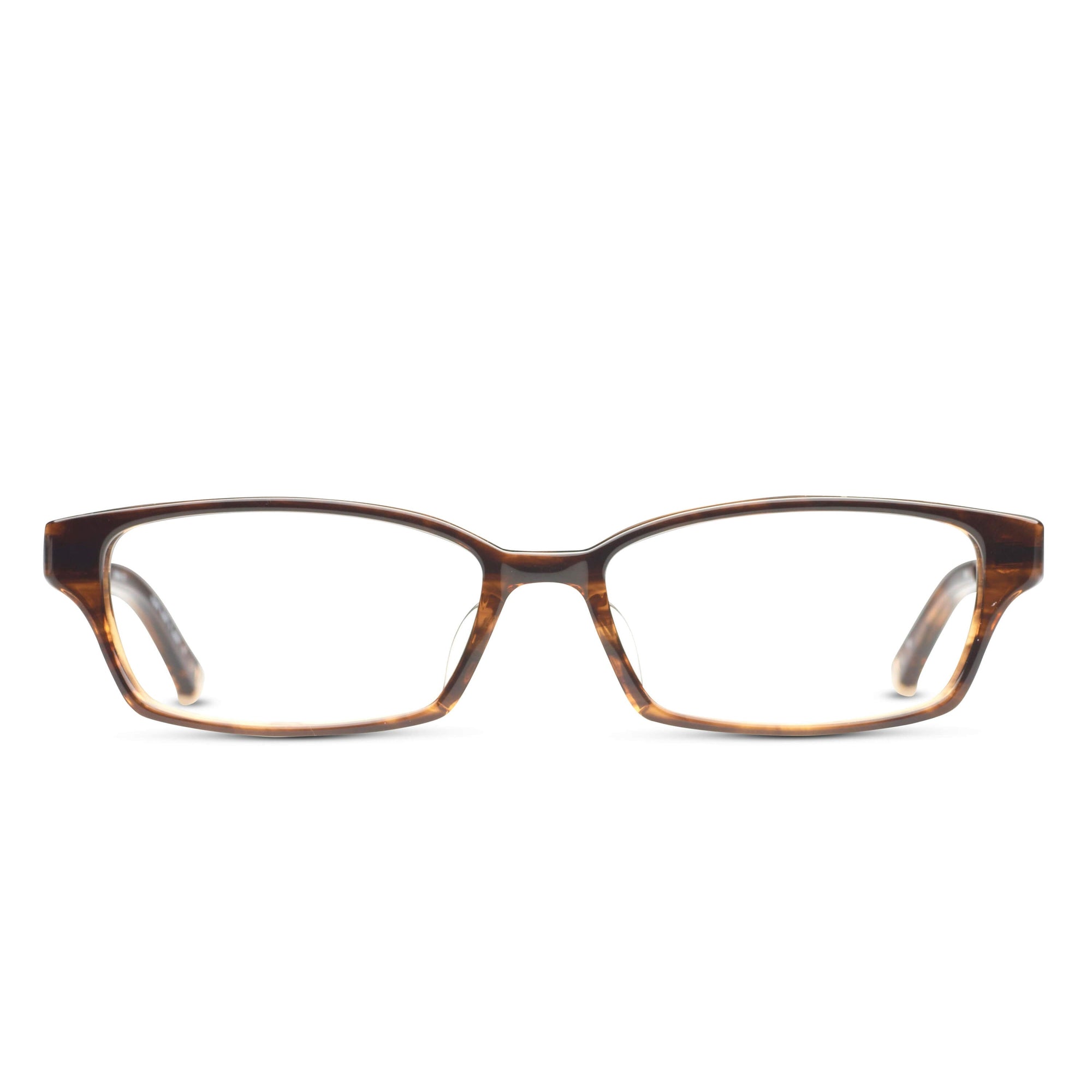 Unisex | M2003 Rectangle Optical | Brown | Clear Lens | 54MM