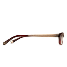 M2003 Rectangle Optical | Shiny Bordeaux | Clear Lens | 54MM