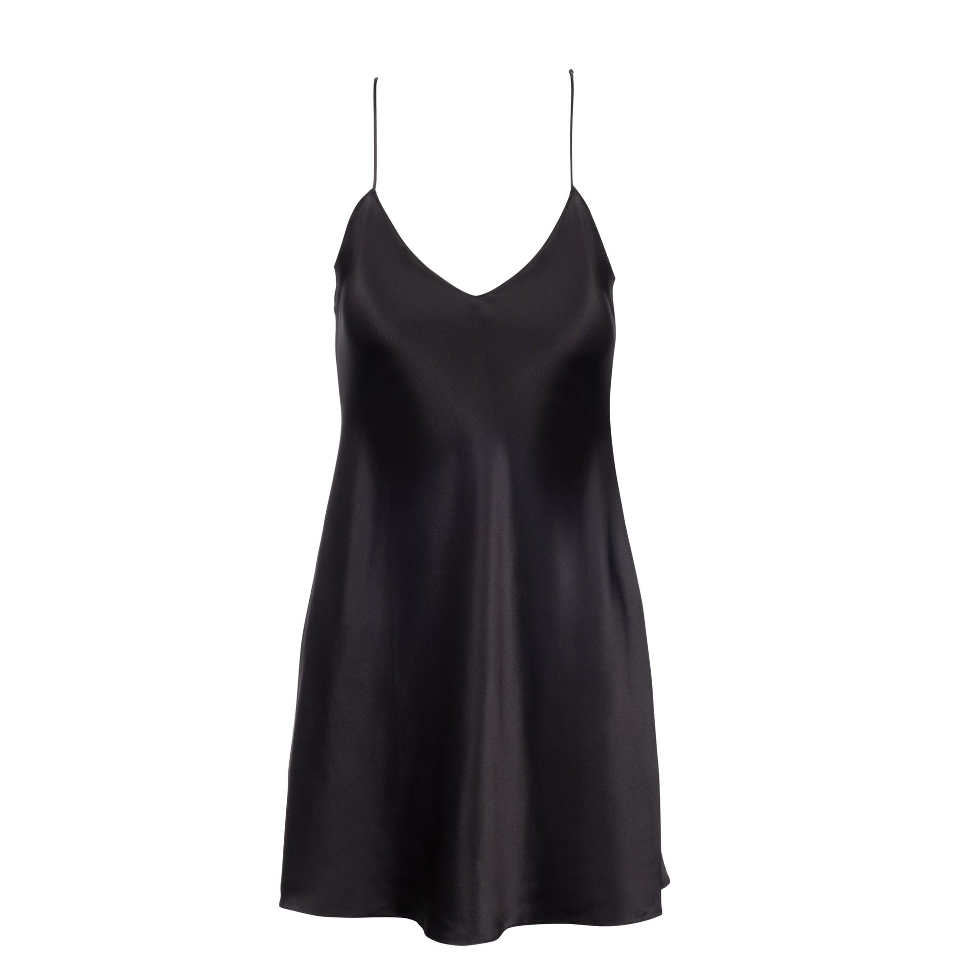 Mini Slip Dress | Noir