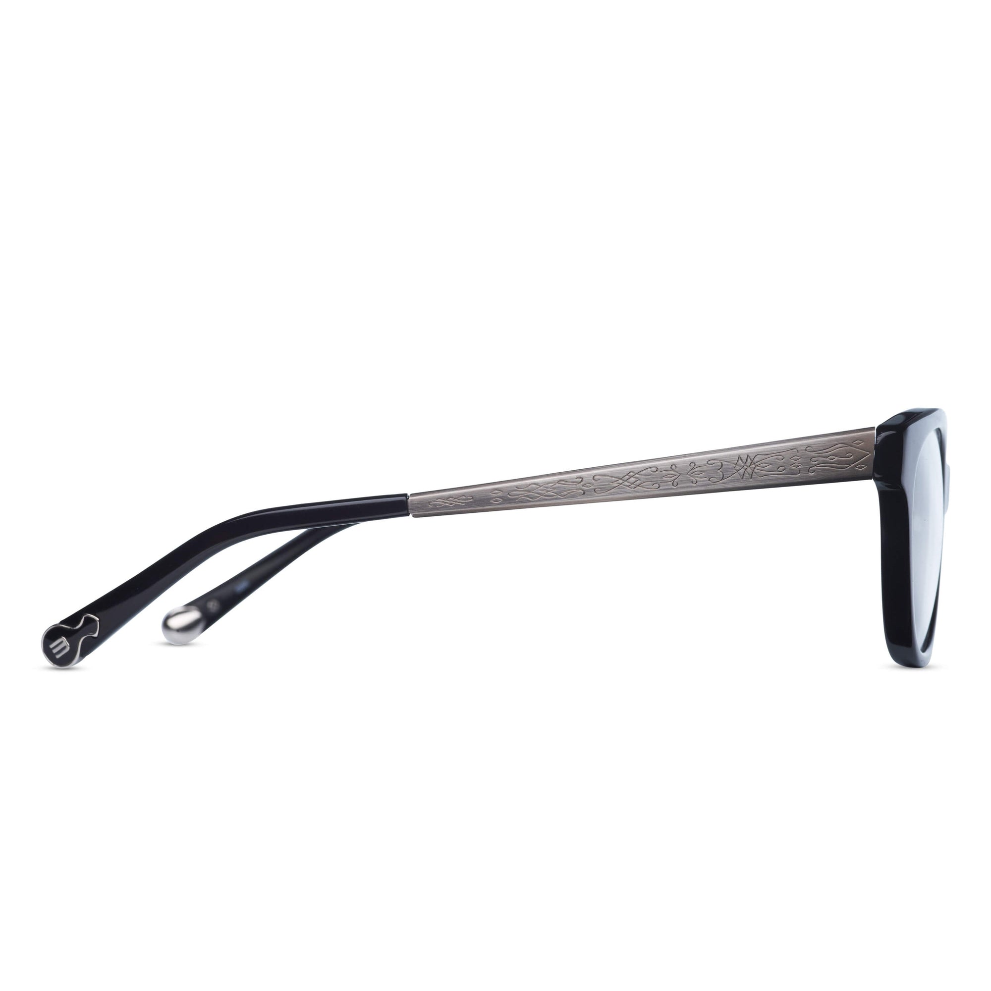 Womens | M2013 Rectangle Optical | Shiny Black | Clear Lens | 48MM