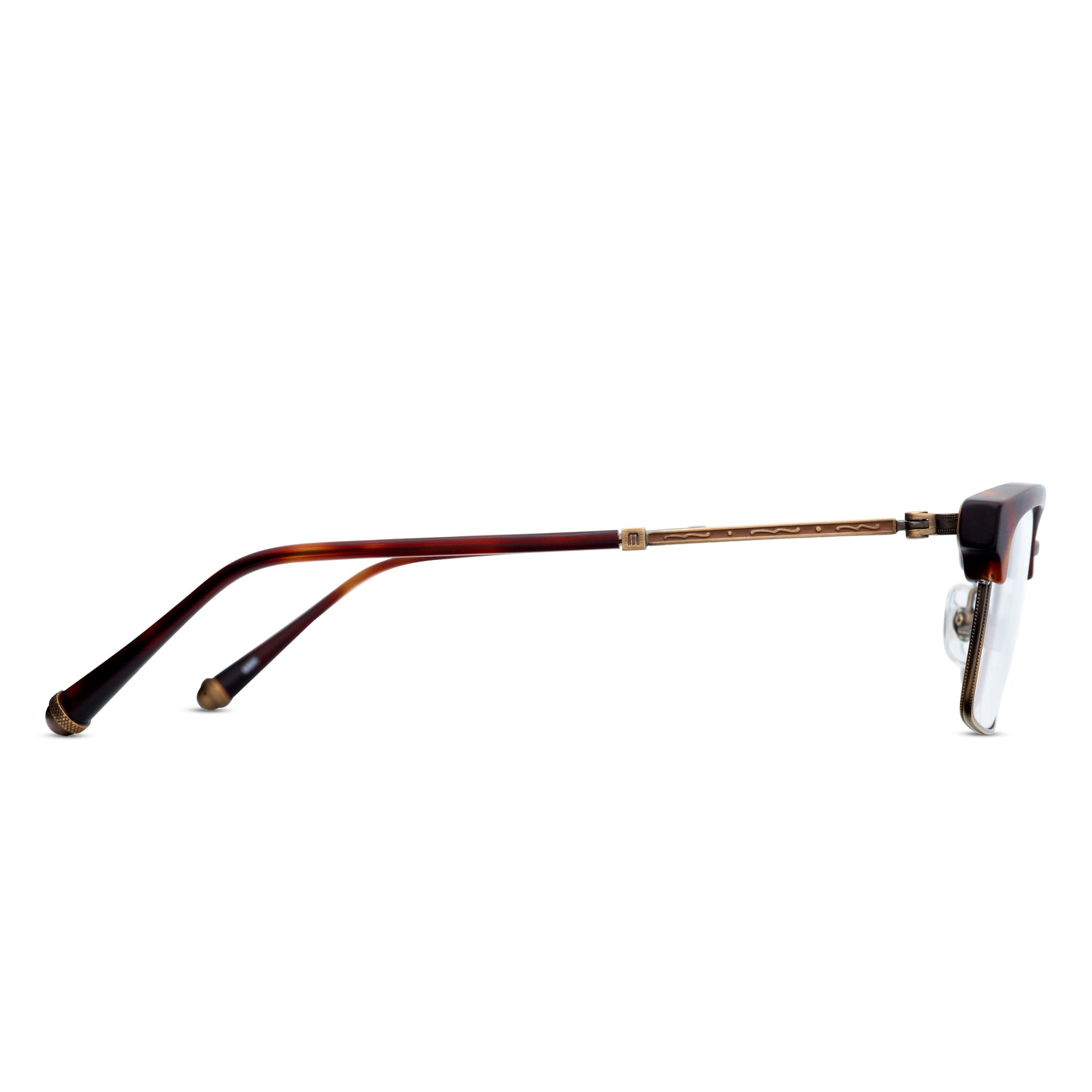 M2016 Club Master Optical | Matte Brown | Clear Lens | 54MM
