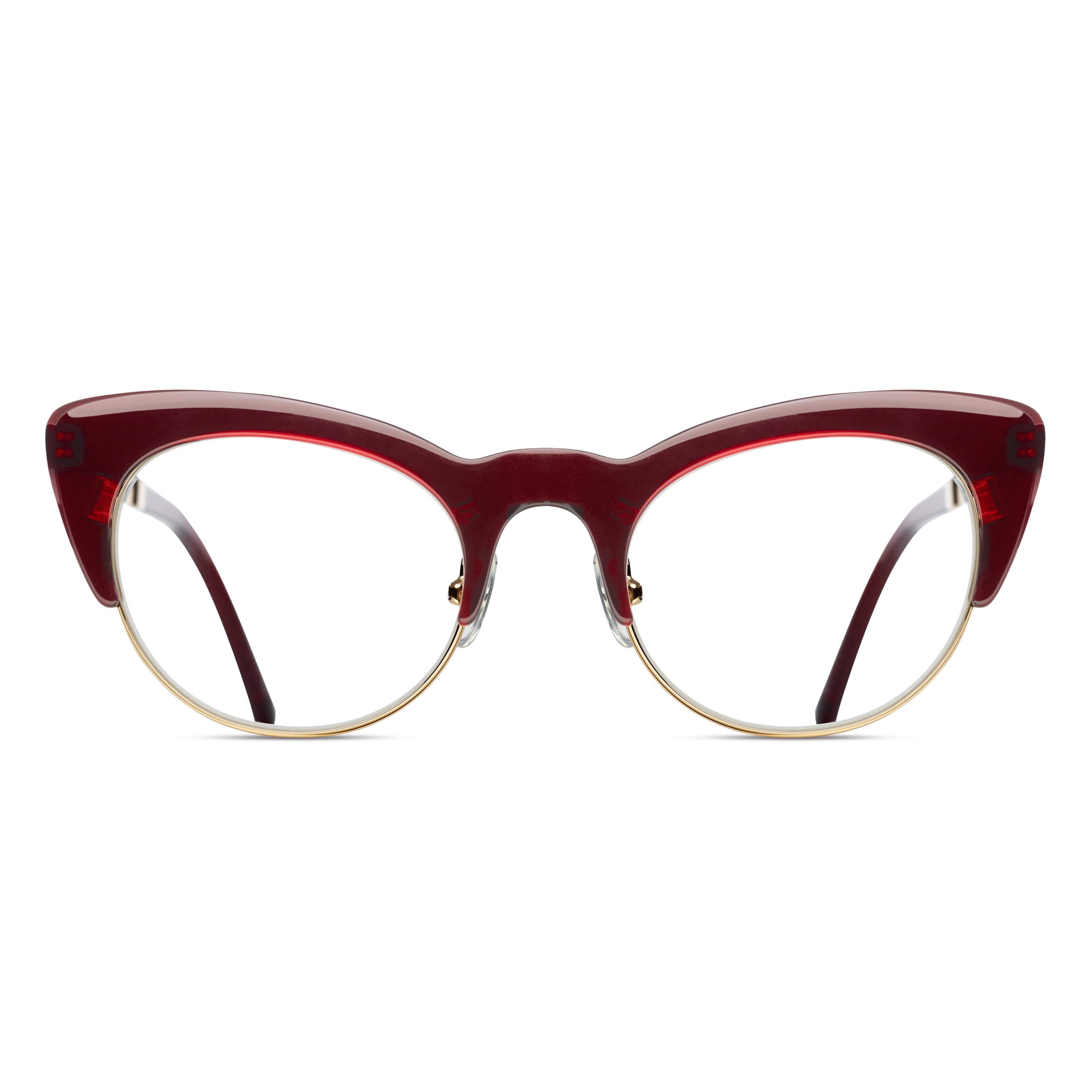 M2018 Cat Eye Optical | Shiny Bordeaux | 49-20-145