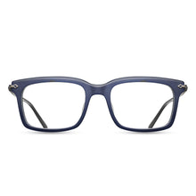 M2037 Rectangle Optical | Matte Navy/Antique Silver | Clear Lens | 53MM
