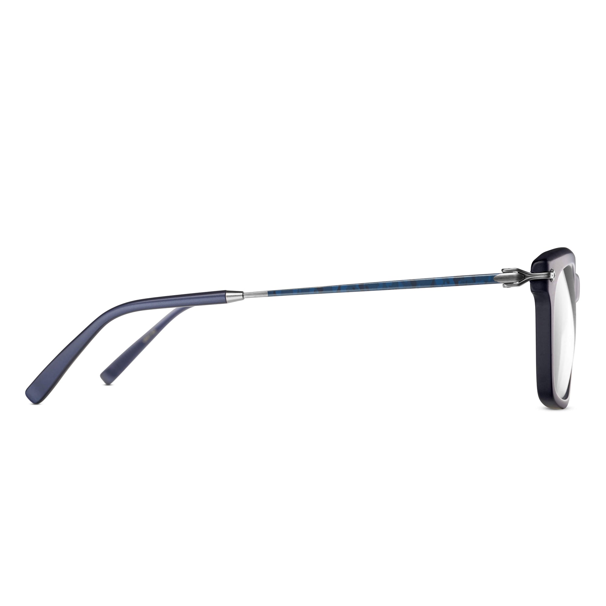 M2037 Rectangle Optical | Matte Navy/Antique Silver | 53-19-145