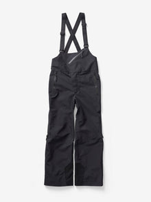 Men's 2-layers Powder Bib - Black - flat lay front