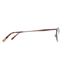M3033 Geometric Optical | Brushed Dark Brown | Clear Lens | 52MM