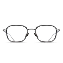 M3075 Rectangle Optical | Grey Crystal/Brushed Silver | Clear Lens | 49MM