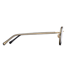 M3076 Round Optical | Matte Black/Brushed Gold | Clear Lens | 46MM