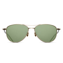 M3088 Aviator Sunglass | Antique Gold | Sage Green Lens | 55MM