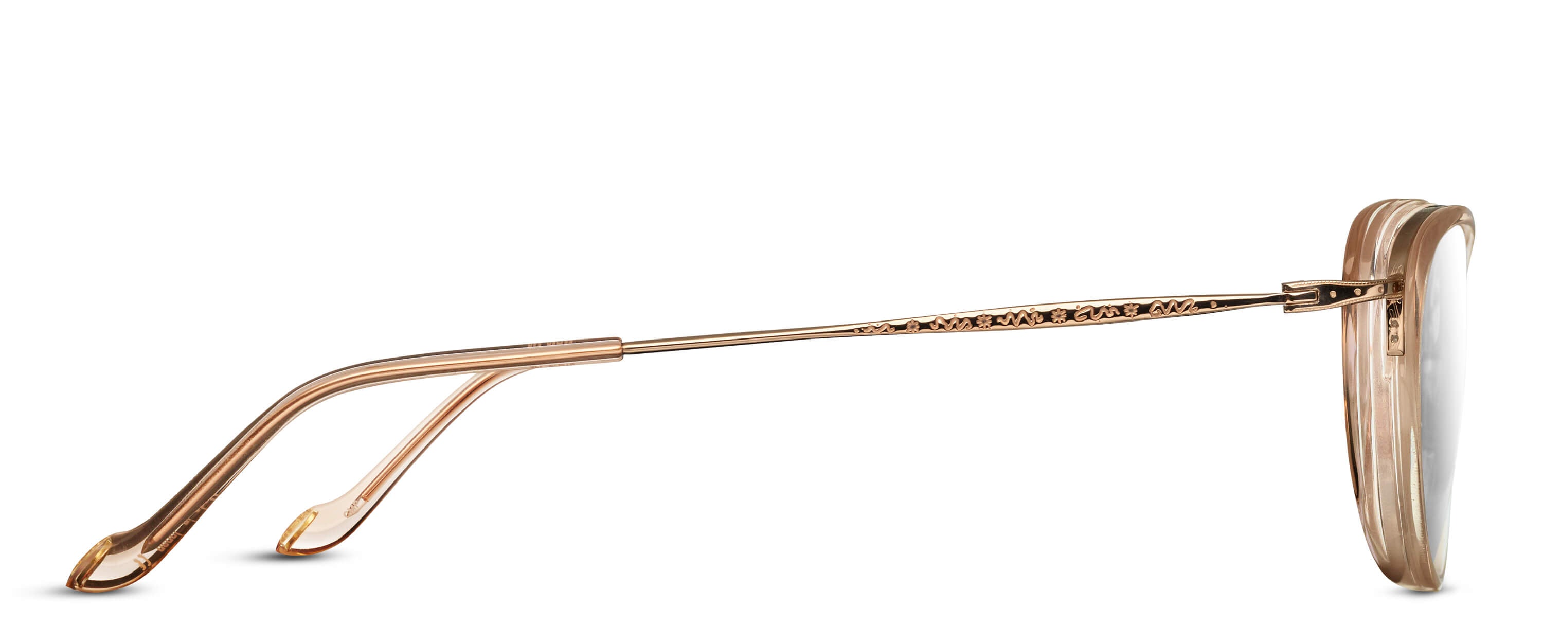 Womens | M3095 Cat Eye Optical | Champagne | Clear | 51MM