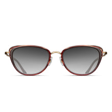 M3095 Cat Eye Sunglass | Bordeaux Stripe | Grey Gradient Lens | 51MM
