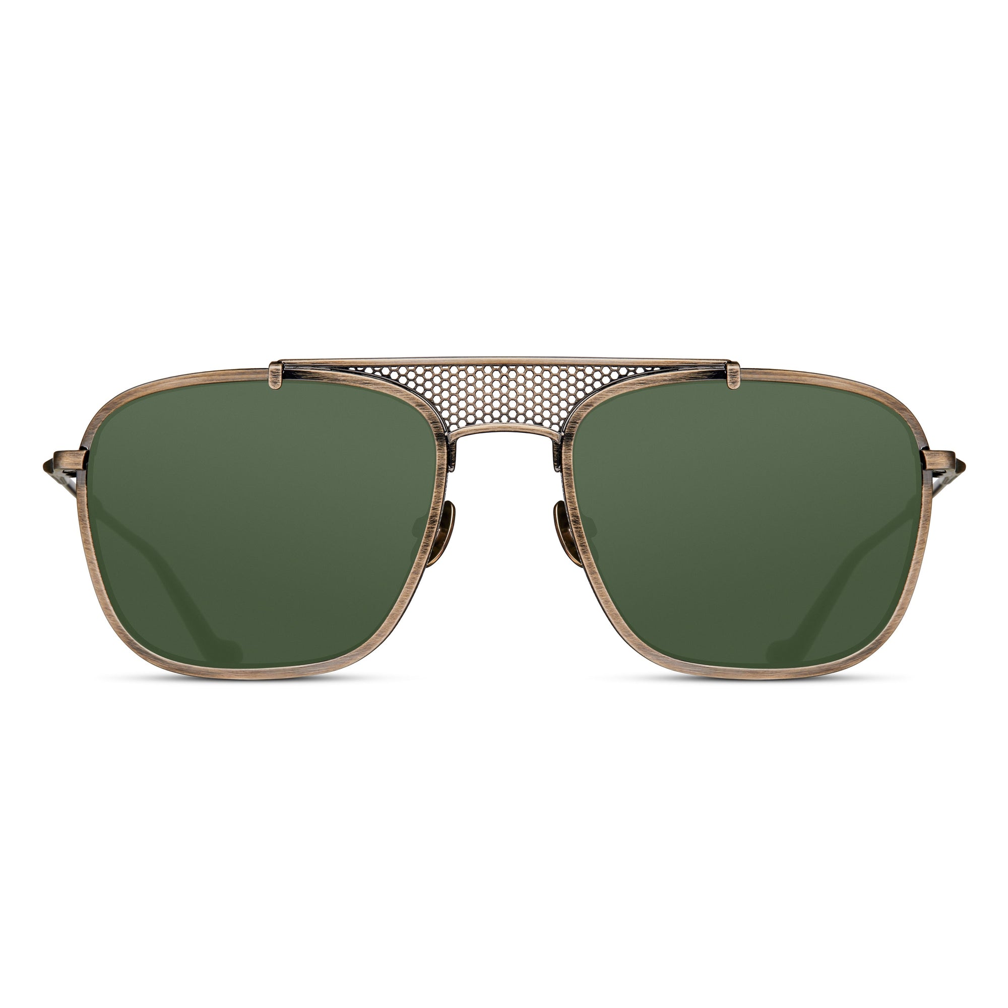 ◆①①①⑤ 新品 アメカジ CUBESUGAR ミリタリー 英字 ナネア sm2 Matsuda | Unisex | M3110 Aviator Sunglass | Antique Gold | G-15