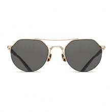 Unisex | M3141 Panto Sunglass | Brushed Gold | Grey Lenses | 50MM