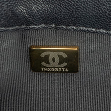 Chanel | Pre-Owned Mini Quilted Patent Graphic Catch Flap | Black