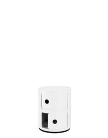 Componibili Recycled Storage Unit - 2 Elements | Single | White