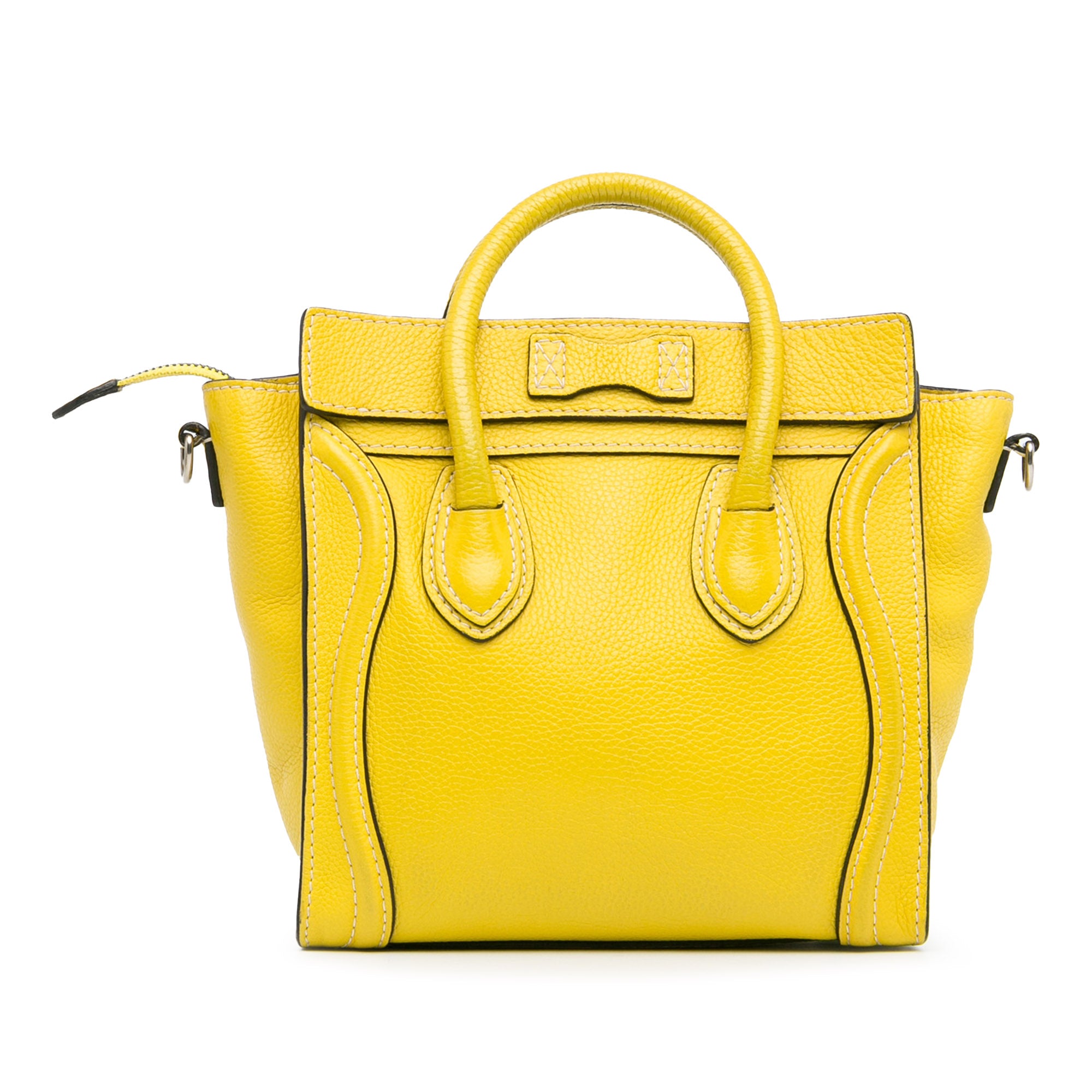 Celine | Pre-Owned Nano Luggage Tote | Yellow