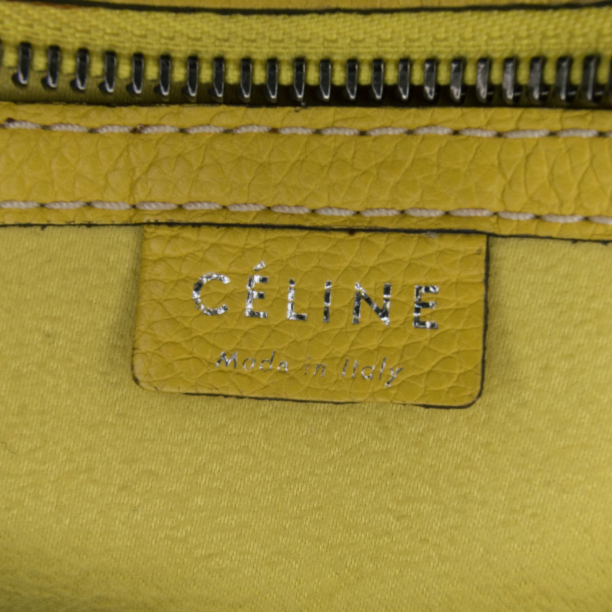 Celine | Pre-Owned Nano Luggage Tote | Yellow