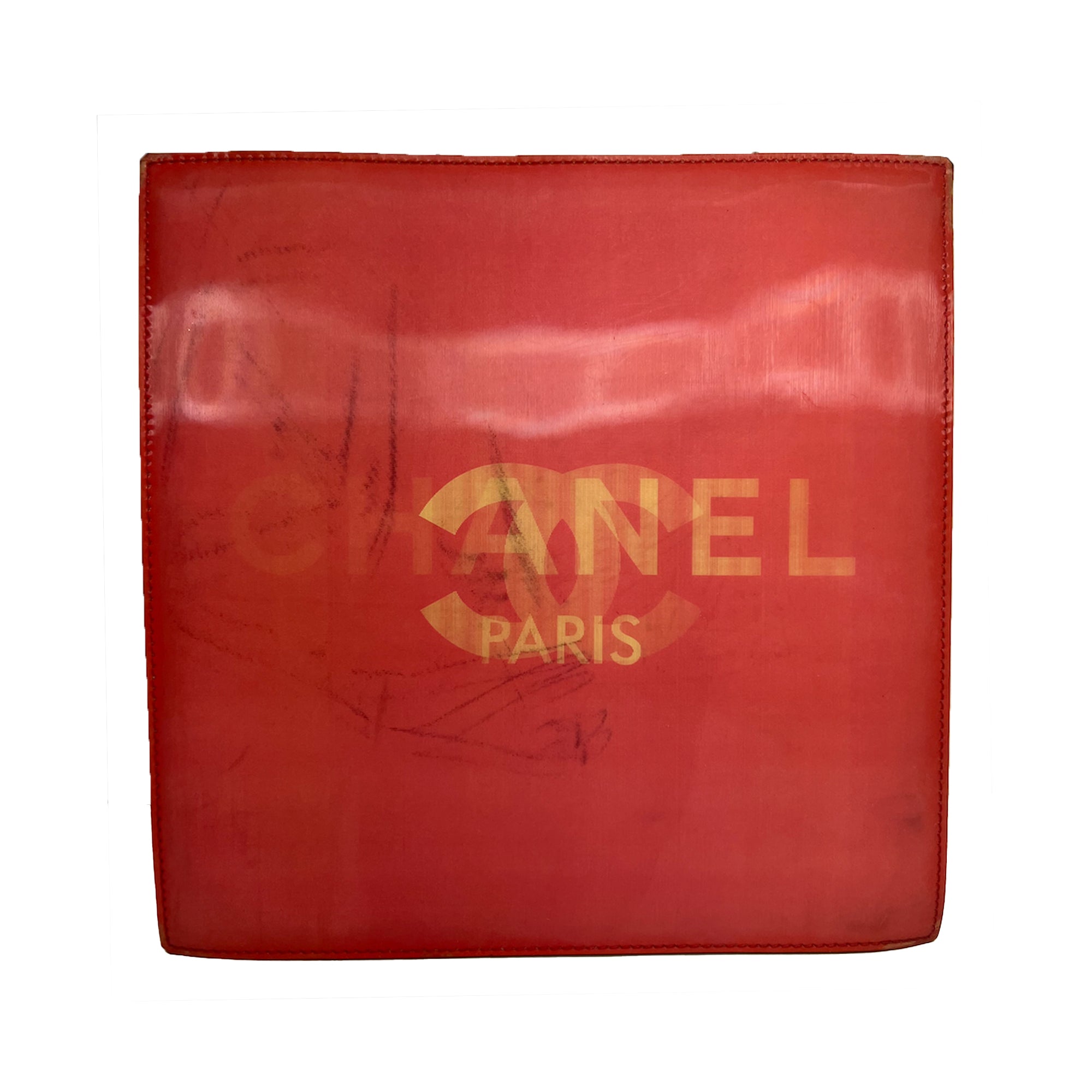 Chanel Pre-Owned Holographic Chain Shoulder Bag | Women | Red