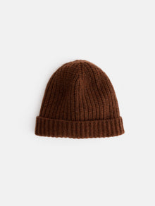 Unisex | Cashmere Beanie | Chocolate