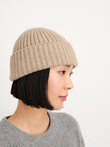 Unisex | Cashmere Beanie | Gravel