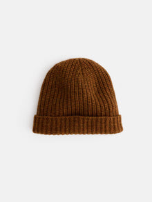 Unisex | Cashmere Beanie | Heather Copper