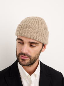 Unisex | Cashmere Beanie | Gravel