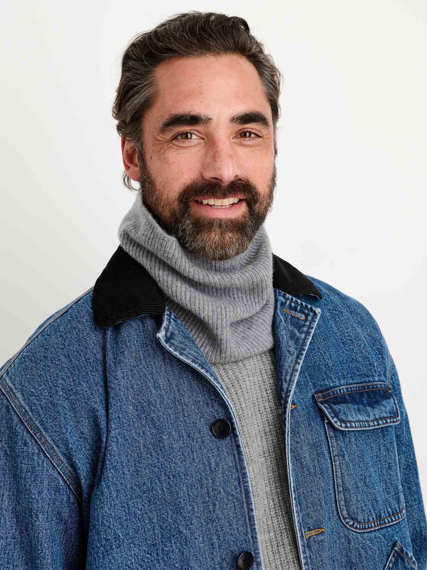 Unisex | Cashmere Neckwarmer | Heather Grey
