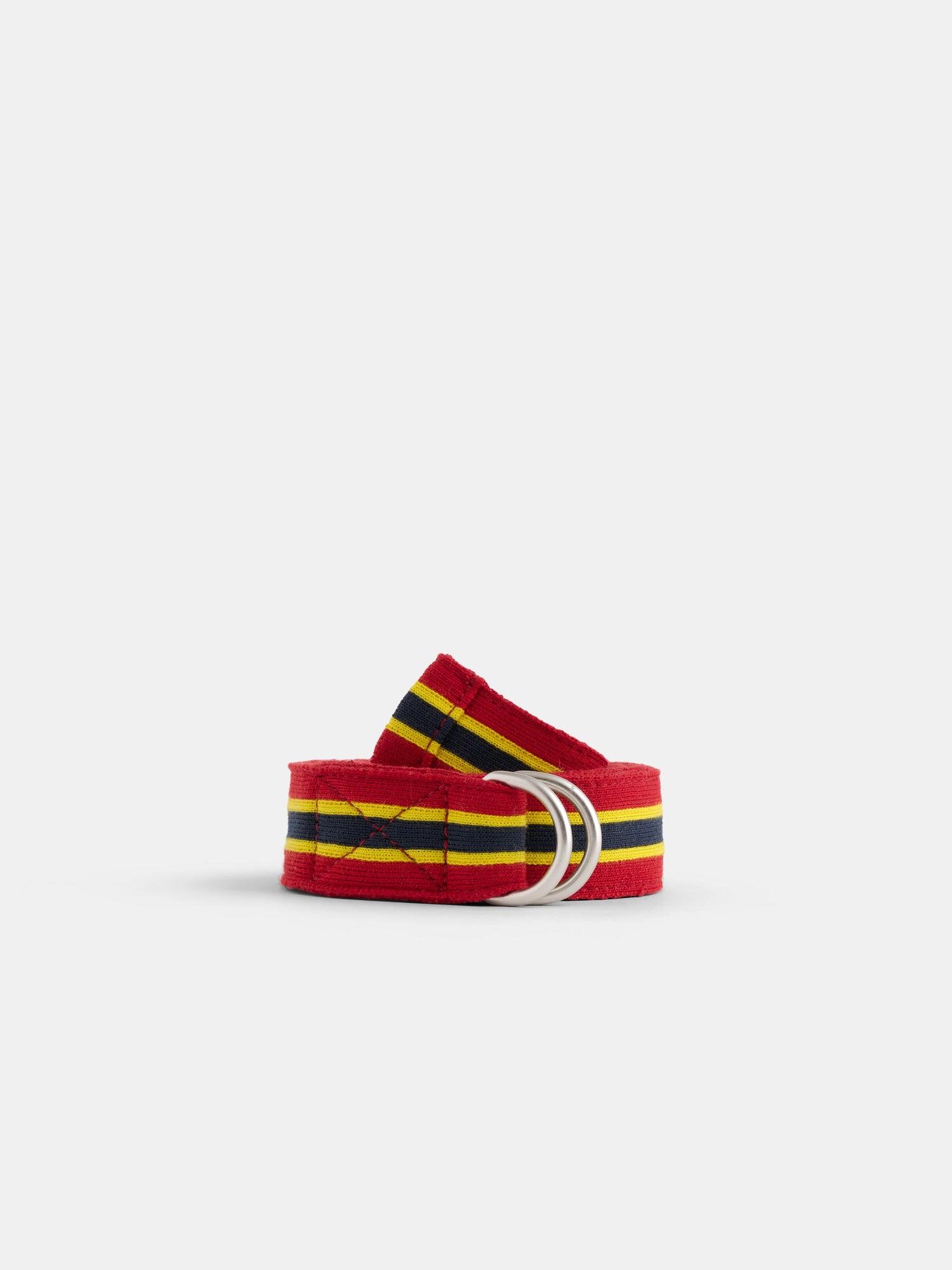 Unisex | Stripe Web Belt | Red x Yellow x Blue