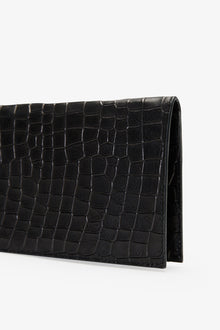 #Black Croc Print