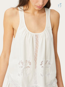 Womens | Maebelle Tank | Chalk