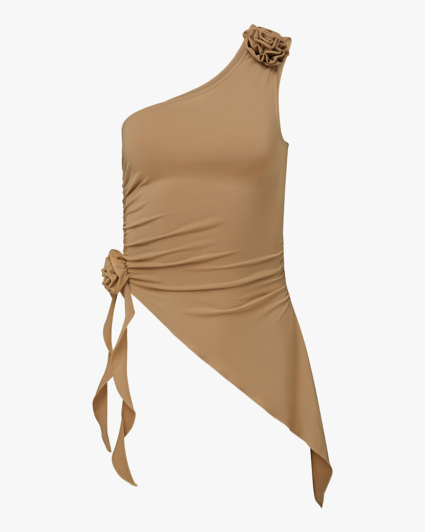 Asymmetrical Rose Top | Safari