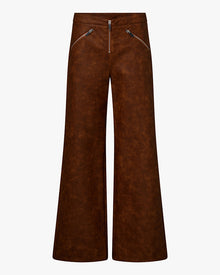 Zipper Fly Pant | Brown