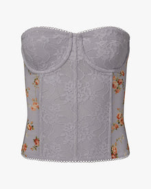 Lace Corset | Icelandic Blue