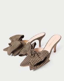 Color: Brown/Black Check