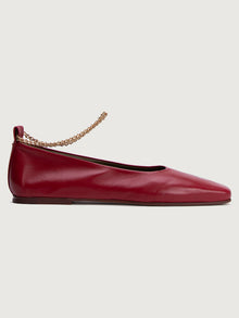 Maria Luca | Augusta Ballet Flat | Medium Red