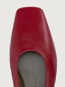 Maria Luca | Augusta Ballet Flat | Medium Red