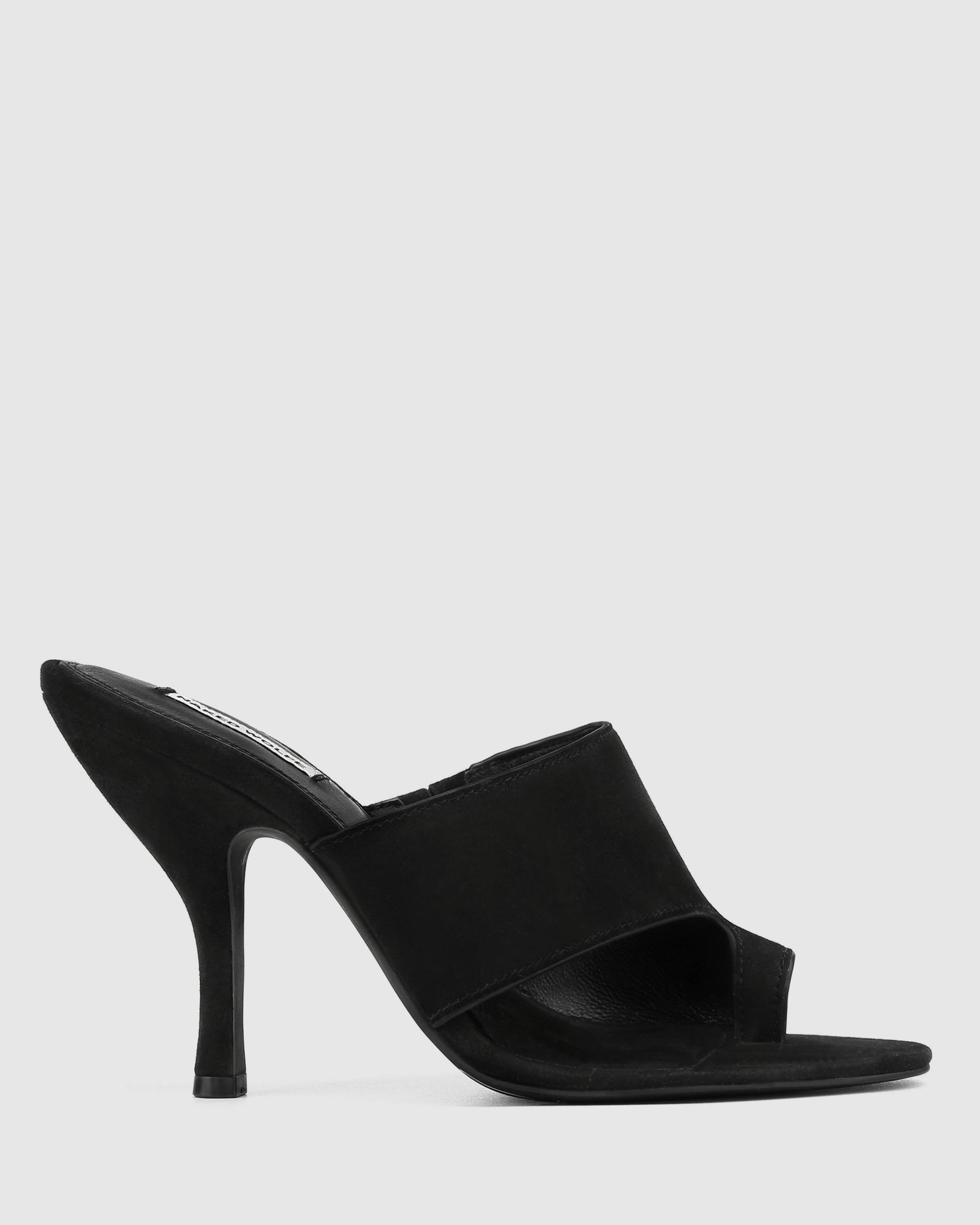 Womens | Maxime Suede Heel | Black