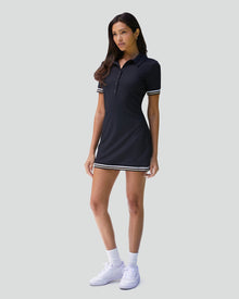 Polo Tennis Dress | Jet Black