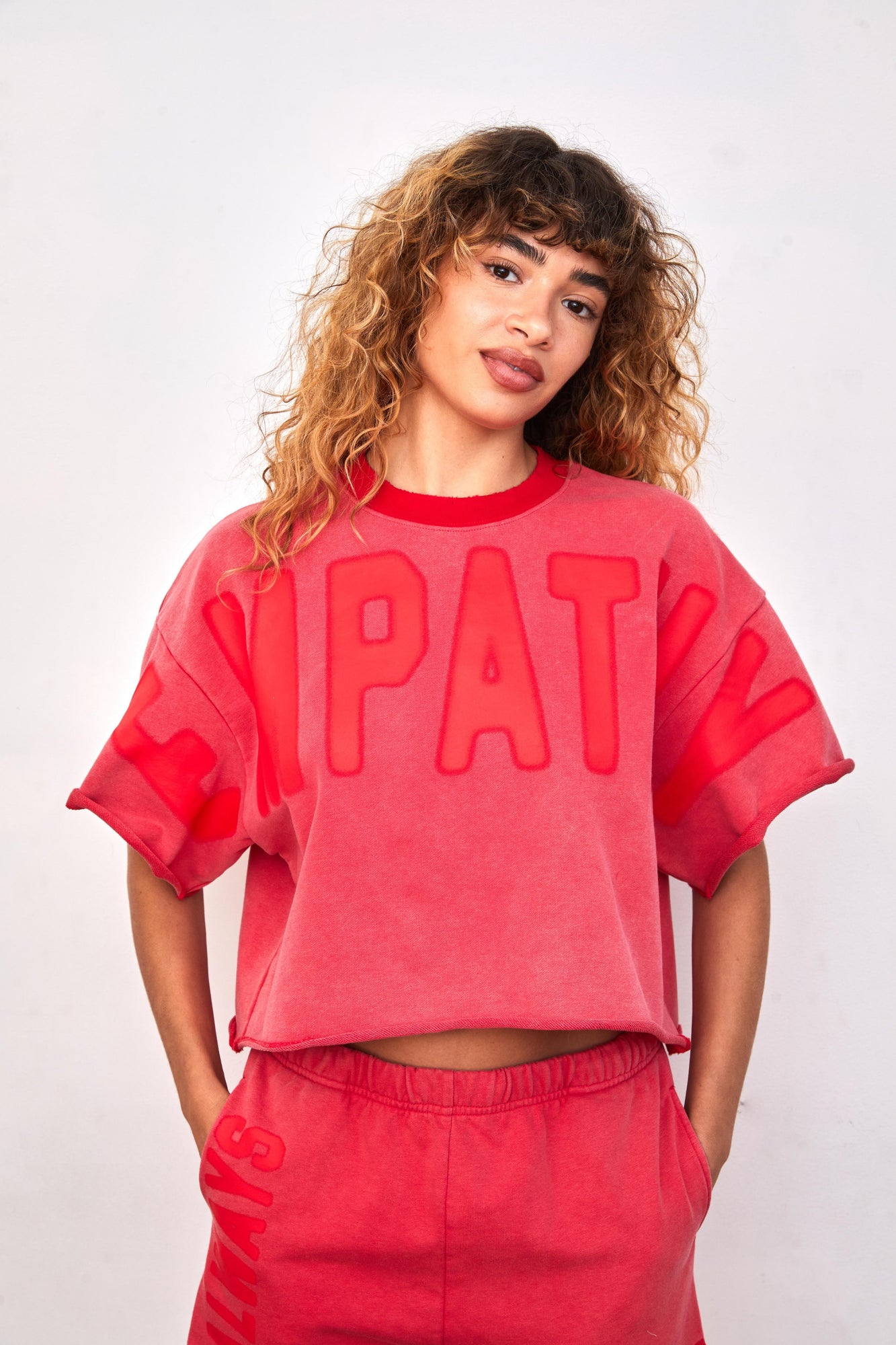 Empathy Always Short Sleeve Crewneck | Vintage Red