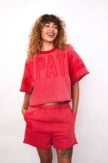 Empathy Always Sweatshorts | Vintage Red