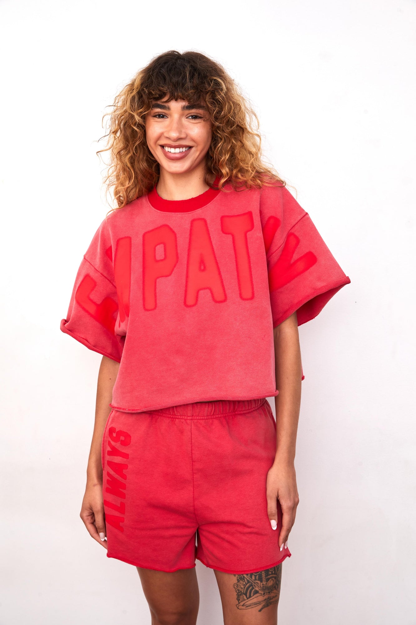 Empathy Always Short Sleeve Crewneck | Vintage Red