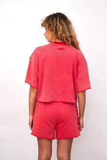 Empathy Always Sweatshorts | Vintage Red