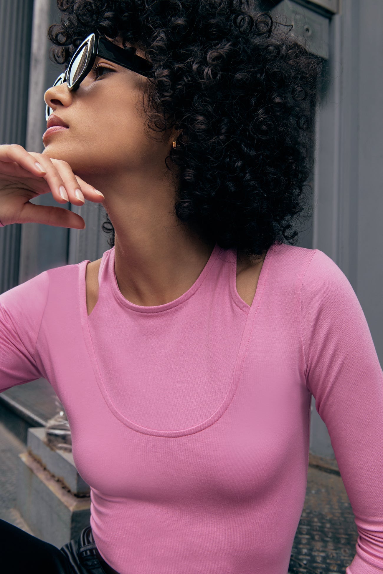 Carson Top | Orchid Pink