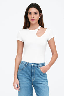 Rocio Cutout Top | Off White