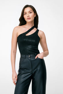 Siren Metallic Top | Onyx