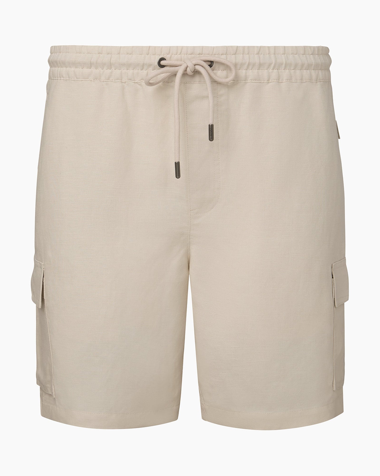 Mens | Air Linen Pull-on Cargo Short | Stone