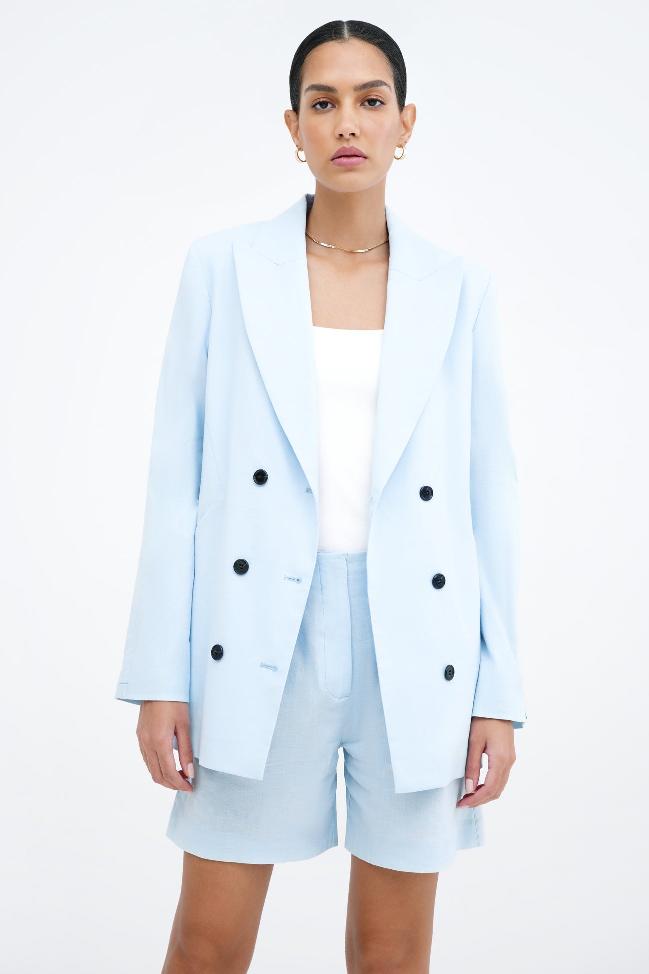 Linden Blazer | Light Blue