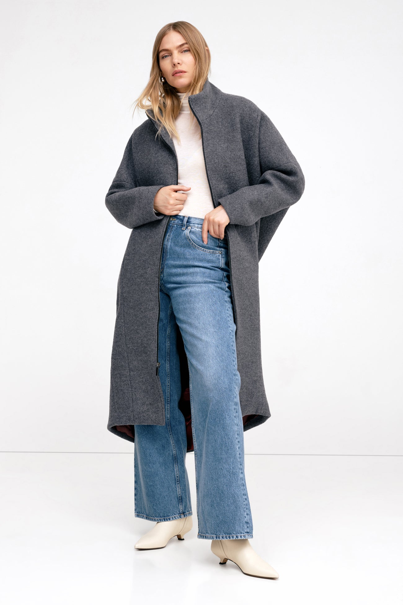 Herald Coat | Medium Grey